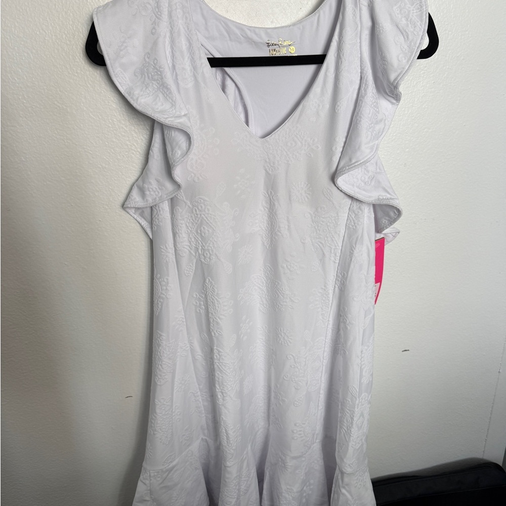 Lilly Pulitzer Rally Tennis Dress monkey knit jacquard